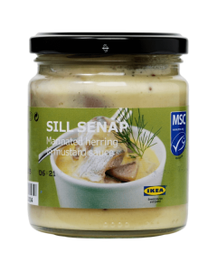 Marinated herring with mustard(250g)
