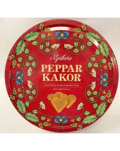 Ginger cookies red tin(400g)
