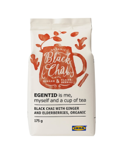 Black chai with ginger & elderberried organic(175g)